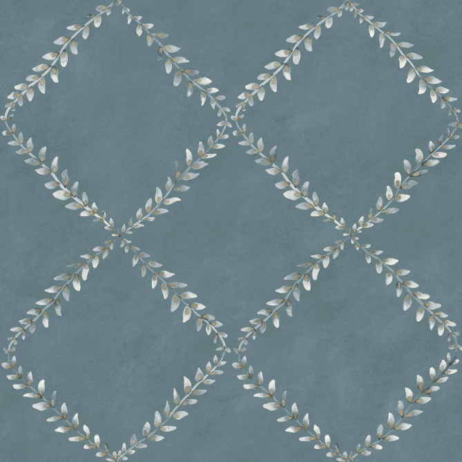 Papel Pintado Guirnalda de hojas - GABÉS 03 | MURAKE - 101273