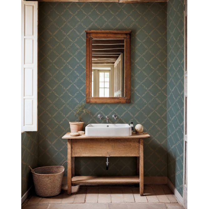 Papel Pintado Guirnalda de hojas - GABÉS 03 | MURAKE - 101273