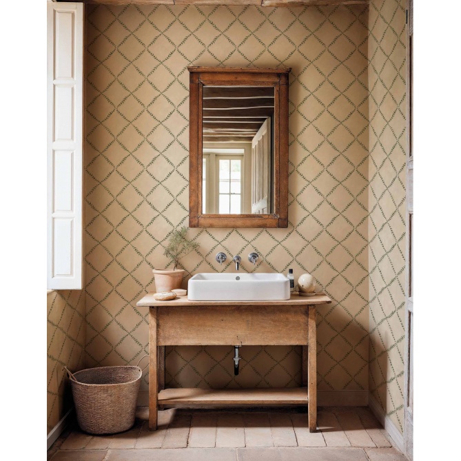 Papel Pintado Guirnalda de hojas - GABÉS 01 | MURAKE - 101271