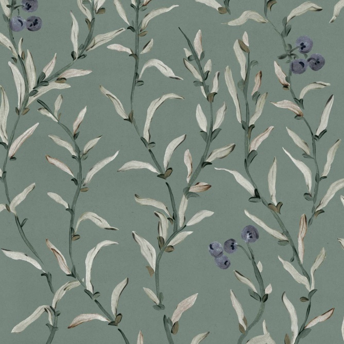 Papel Pintado Ramas con hojas - KASSERINE 03 | MURAKE - 101293