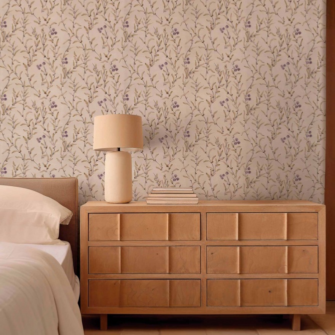 Papel Pintado Ramas con hojas - KASSERINE 02 | MURAKE - 101292