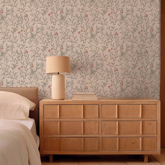 Papel Pintado Ramas con hojas - KASSERINE 06 | MURAKE - 101296