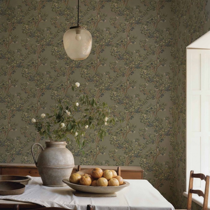 Papel Pintado Troncos con hojas - JEMNA 05 | MURAKE - 101305