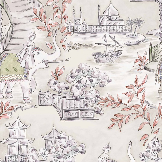 Papel Pintado Escena oriental - TABARKA 02 | MURAKE - 101332