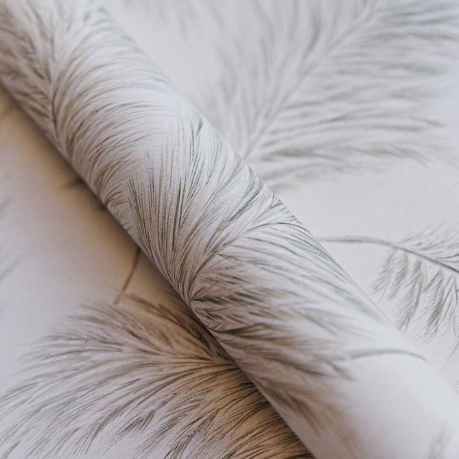 Papel Pintado Plumero de la Pampa - CREMONA 01 | MURAKE - 101356