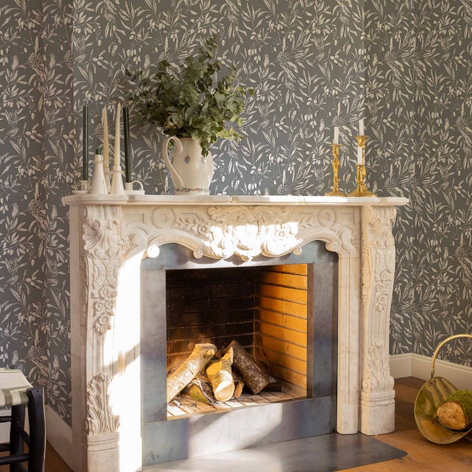 Papel Pintado Ramas de olivo - COSENZA 02 | MURAKE - 101362