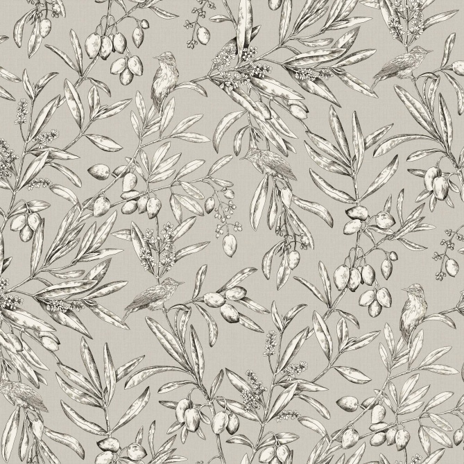 Papel Pintado Ramas de olivo - COSENZA 06 | MURAKE - 101366