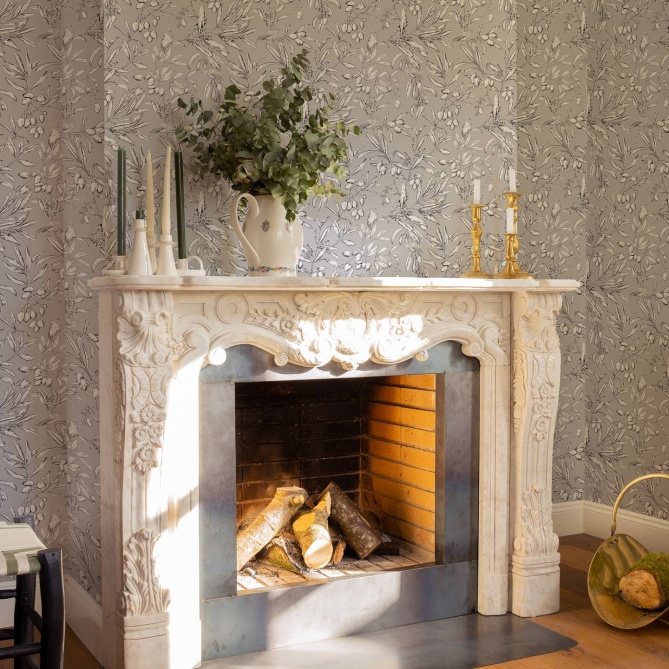 Papel Pintado Ramas de olivo - COSENZA 06 | MURAKE - 101366