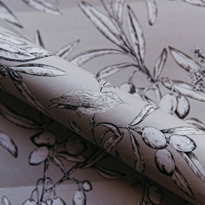 Papel Pintado Ramas de olivo - COSENZA 06 | MURAKE - 101366