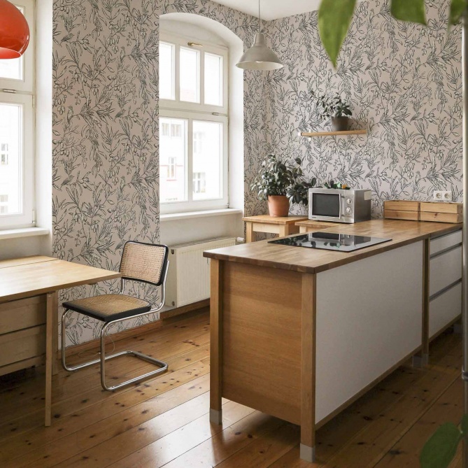 Papel Pintado Ramas de olivo - COSENZA 04 | MURAKE - 101364