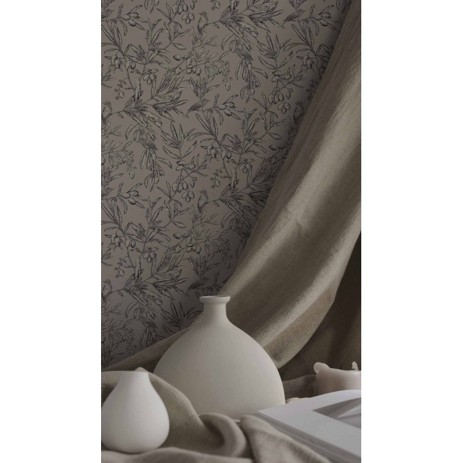 Papel Pintado Ramas de olivo - COSENZA 04 | MURAKE - 101364