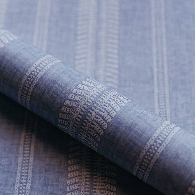 Papel Pintado Rayas bordadas - SIENA 04 | MURAKE - 101374