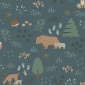Papel Pintado Animales de bosque - ARSAL 04 | MURAKE - 7034-14