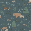 Papel Pintado Animales de bosque - ARSAL 04 | MURAKE - 7034-14