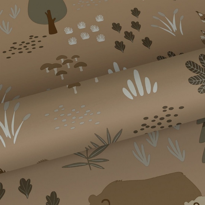 Papel Pintado Animales de bosque - ARSAL 03 | MURAKE - 7034-13