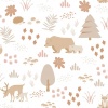 Papel Pintado Animales de bosque - ARSAL 02 | MURAKE - 7034-12
