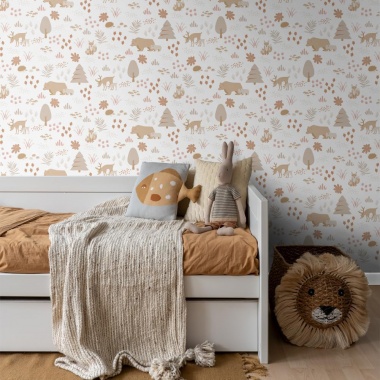 Papel Pintado Animales de bosque - ARSAL 02 | MURAKE - 7034-12