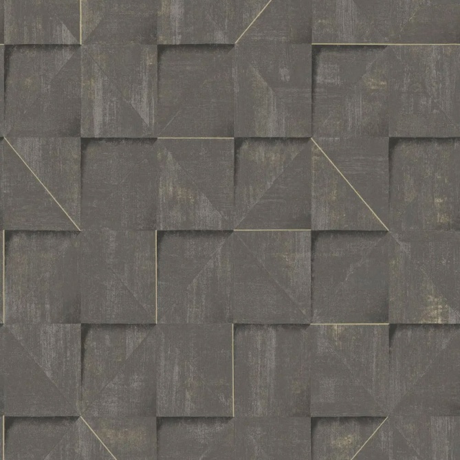 Papel Pintado Geométrico sobre hormigón - MUASKAR 04 | MURAKE - 86964