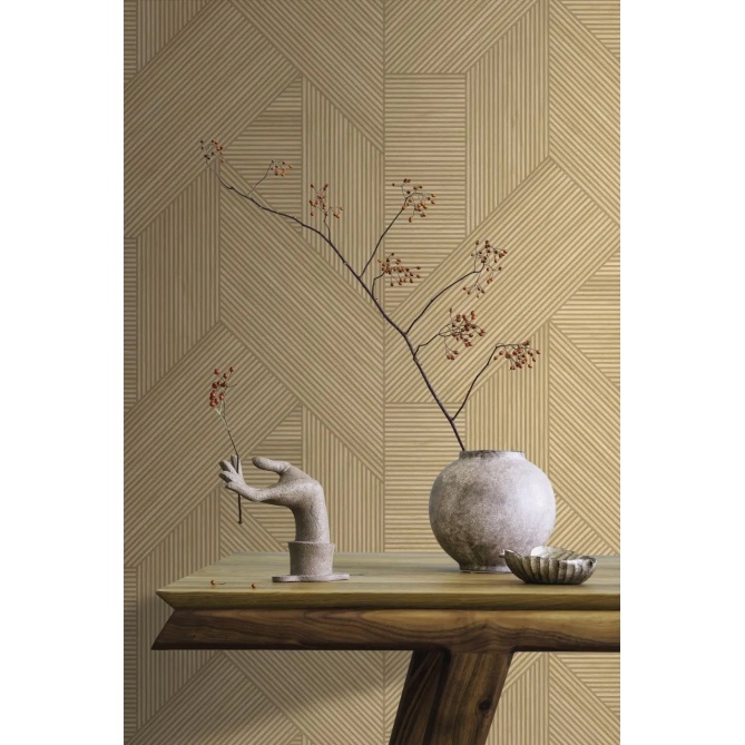 Papel Pintado Mosaico paneles de madera - NEZLA 02 | MURAKE - 86972