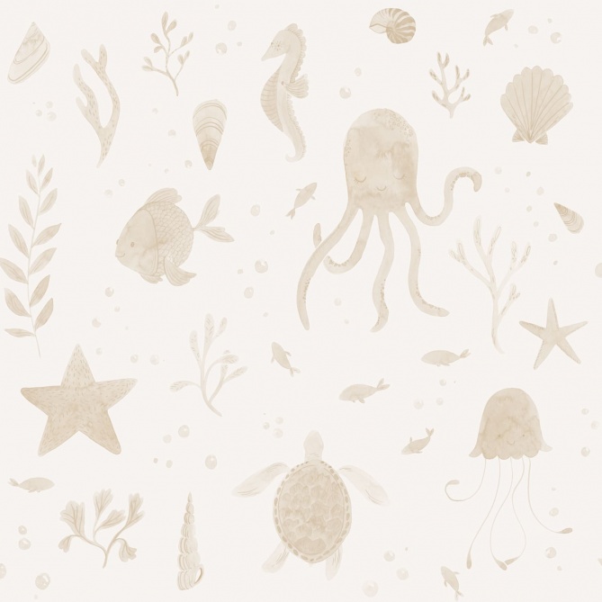 Papel Pintado Animales marinos - HALMSTAD 04 | MURAKE - 878864