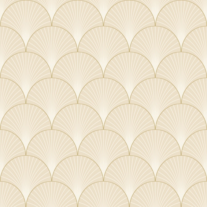 Papel Pintado Palmetas geométricas - KARAGANDÁ 01 | MURAKE - 879521