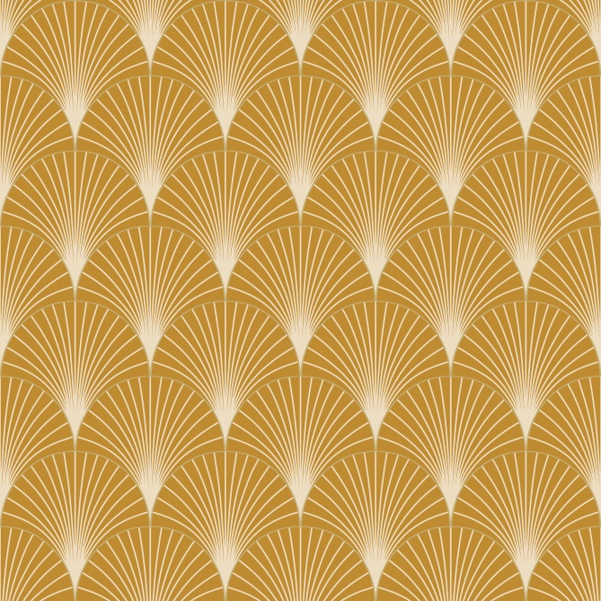 Papel Pintado Palmetas geométricas - KARAGANDÁ 02 | MURAKE - 879522