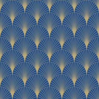 Papel Pintado Palmetas geométricas - KARAGANDÁ 03 | MURAKE - 879523