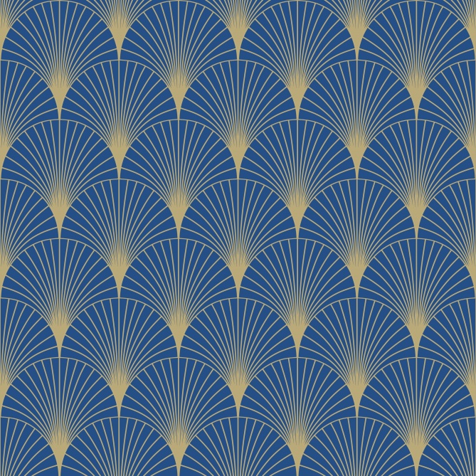 Papel Pintado Palmetas geométricas - KARAGANDÁ 03 | MURAKE - 879523