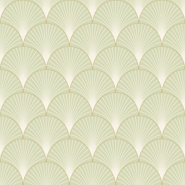 Papel Pintado Palmetas geométricas - KARAGANDÁ 04 | MURAKE - 879524