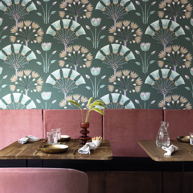 Papel Pintado Flores diseño original - ULYTAU 05 | MURAKE - 879535