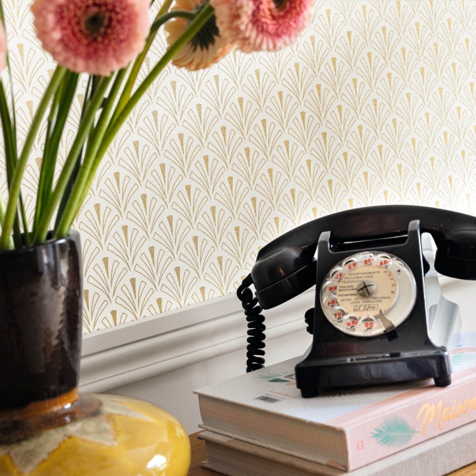 Papel Pintado Palmeta - MANGYSTAU 01 | MURAKE - 879561