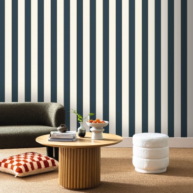 Papel Pintado Rayas verticales con randelas metalizadas - PATACO 13 | MURAKE - 86193