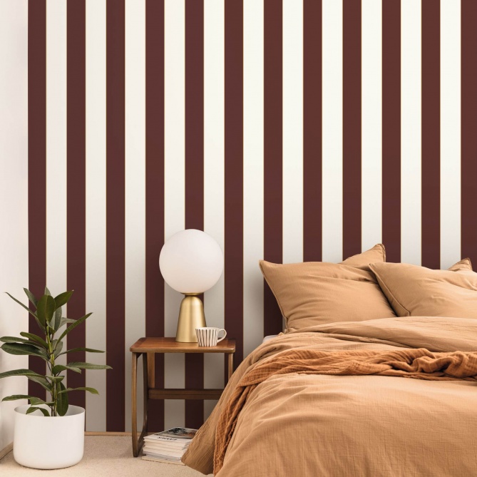 Papel Pintado Rayas verticales con randelas metalizadas - PATACO 12 | MURAKE - 86192