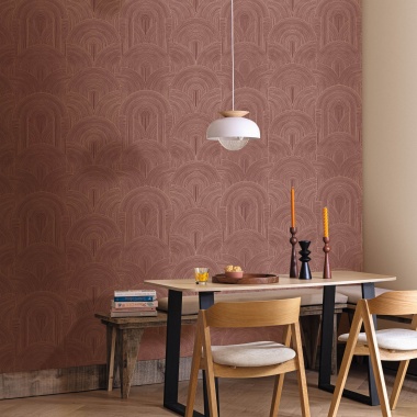 Papel Pintado Arcos gráficos superpuestos - LUMBINI 02 | MURAKE - 879602