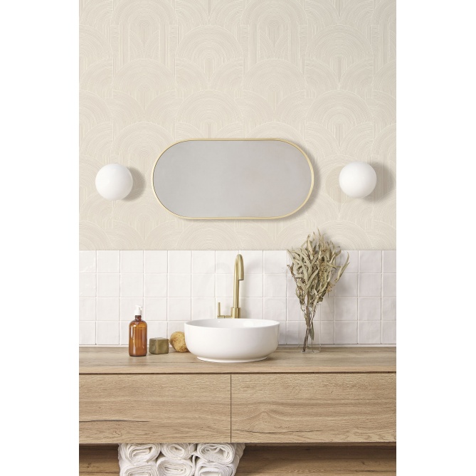 Papel Pintado Arcos gráficos superpuestos - LUMBINI 03 | MURAKE - 879603