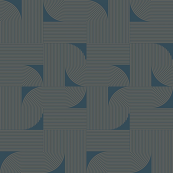 Papel Pintado Trazos geométricos efecto laberinto - MUCHU 02 | MURAKE - 879612