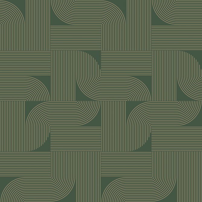 Papel Pintado Trazos geométricos efecto laberinto - MUCHU 03 | MURAKE - 879613