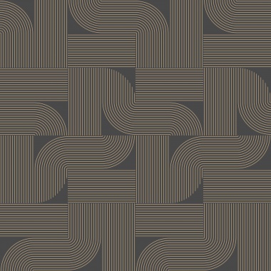 Papel Pintado Trazos geométricos efecto laberinto - MUCHU 04 | MURAKE - 879614