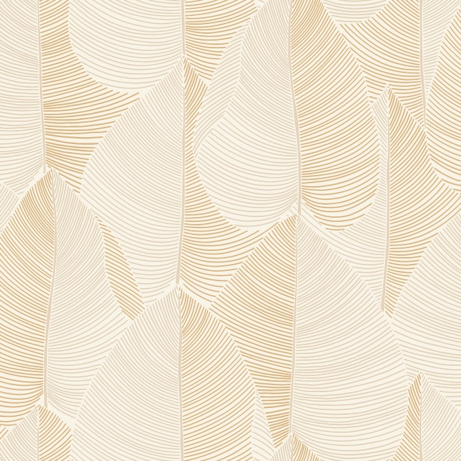 Papel Pintado Hojas grandes superpuestas - LOBUCHE 01 | MURAKE - 879621