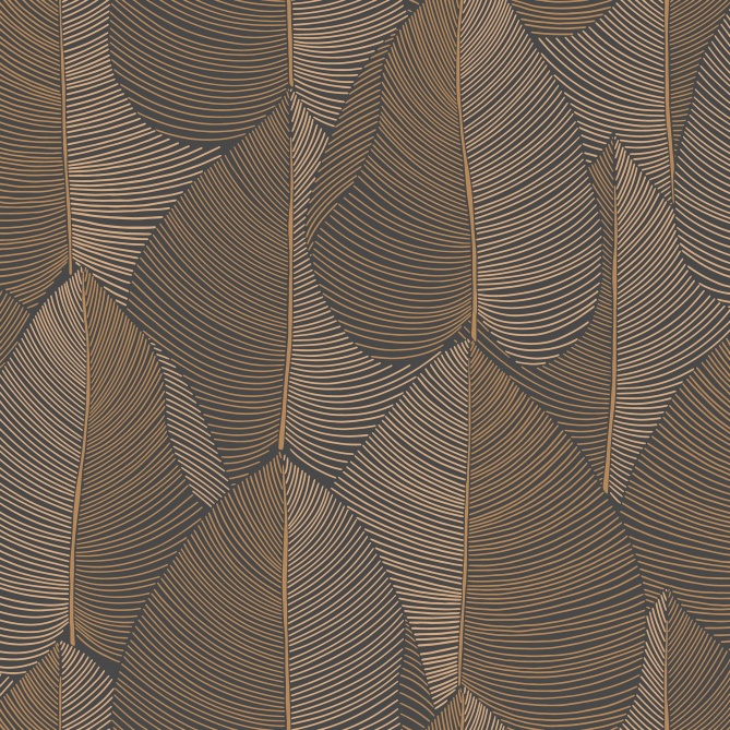 Papel Pintado Hojas grandes superpuestas - LOBUCHE 03 | MURAKE - 879623