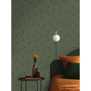 Papel Pintado Trazos geométricos efecto laberinto - MUCHU 03 | MURAKE - 879613