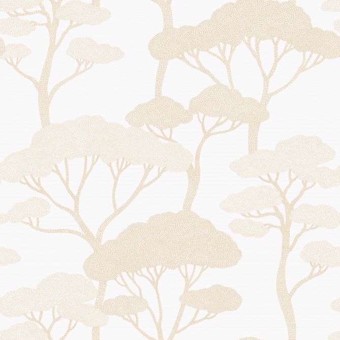 Papel Pintado Árboles minimalistas - LOPBURI 01 | MURAKE - 879651