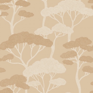 Papel Pintado Árboles minimalistas - LOPBURI 02 | MURAKE - 879652