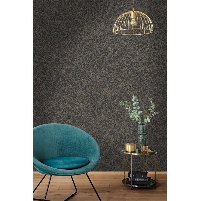 Papel Pintado Flores minimalistas refinadas - SADAO 03 | MURAKE - 879643