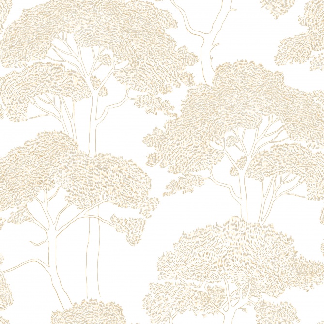 Papel Pintado Árboles gráficos - AKMOLÁ 01 | MURAKE - 879471