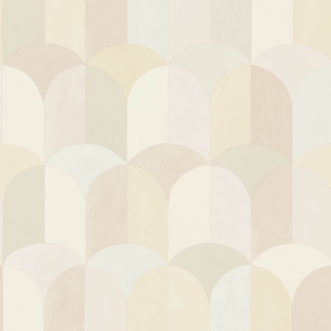 Papel Pintado Superposición de cilindros estilo mosaico - BAIKONUR 01 | MURAKE - 879481