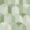 Papel Pintado Superposición de cilindros estilo mosaico - BAIKONUR 03 | MURAKE - 879483