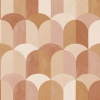 Papel Pintado Superposición de cilindros estilo mosaico - BAIKONUR 04 | MURAKE - 879484