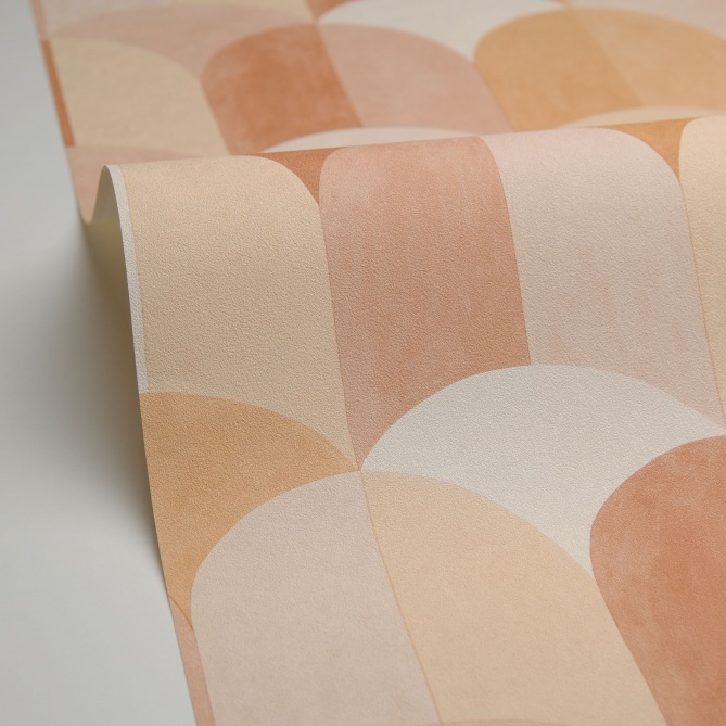 Papel Pintado Superposición de cilindros estilo mosaico - BAIKONUR 04 | MURAKE - 879484