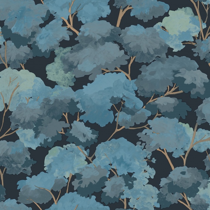 Papel Pintado Árboles con diseño nórdico - COLABA 02 | MURAKE - 879442